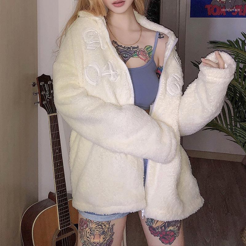 Women' Trench Coats Fashion Winter Fleece Jackets Women Letter Embroidery Warm Soft Causal Overcoat Zipper Pocket Cardigan Loose Teddy Coat, Apricot
Women' Trench Coats Fashion Winter Fleece Jackets Women Letter Embroidery Warm Soft Causal Overcoat Zipper Pocket Cardigan Loose Teddy Coat, Apricot