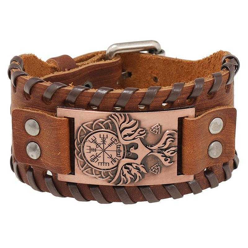 Accessories Simple Handmade Weave Vintage Cattle Leather Bracelet Nordic Mythology Viking Mens
Accessories Simple Handmade Weave Vintage Cattle Leather Bracelet Nordic Mythology Viking Mens