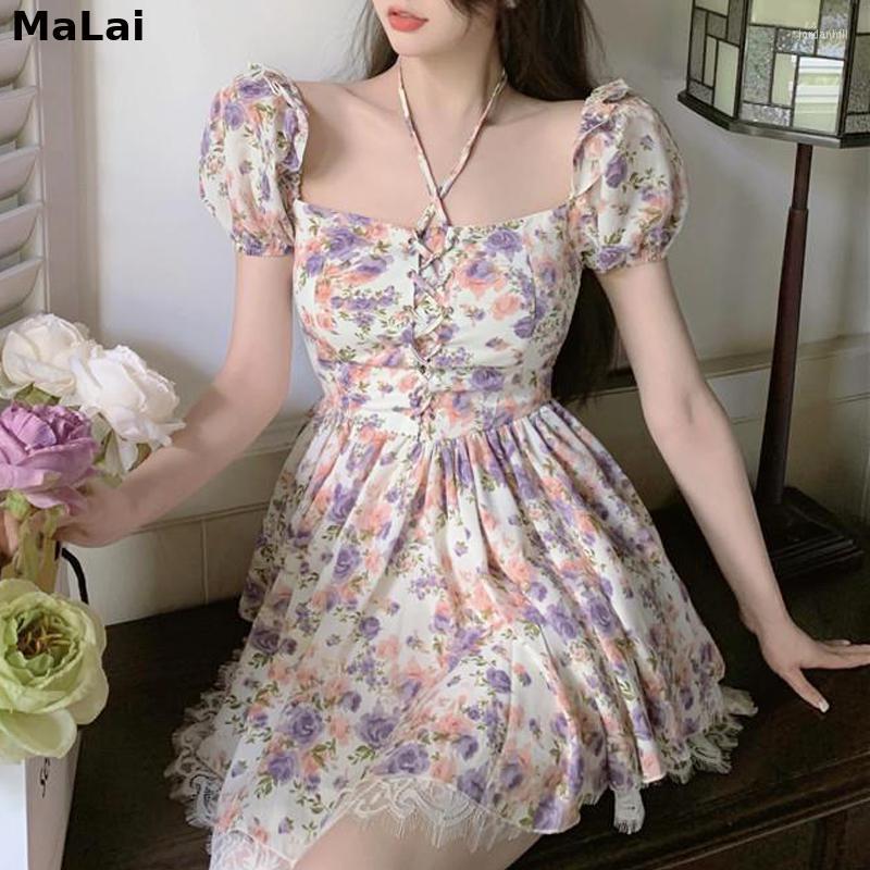 Party Dresses Kawaii Summer Dress Puff Sleeve French Vintage Women Casual 2023 Bandage Mini Elegant Floral Korean Style Fairycore, Picture shown
Party Dresses Kawaii Summer Dress Puff Sleeve French Vintage Women Casual 2023 Bandage Mini Elegant Floral Korean Style Fairycore, Picture shown