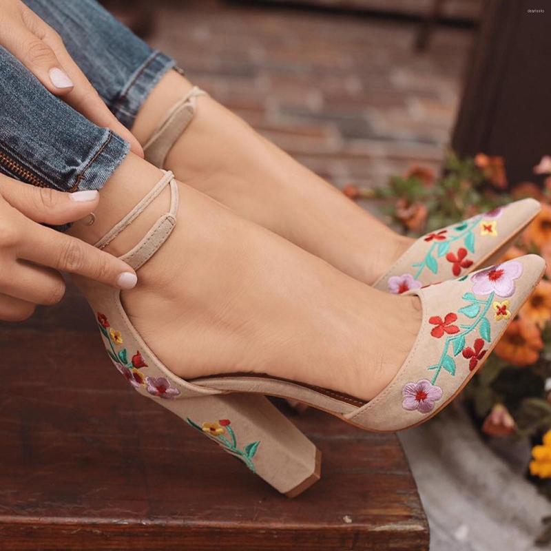 Sandals Thick Frosted High Heel Pointed Women's Summer 2023 Embroidered Sandalias Mujer Elegant Sexy Ladies Shoes, Black
Sandals Thick Frosted High Heel Pointed Women's Summer 2023 Embroidered Sandalias Mujer Elegant Sexy Ladies Shoes, Black