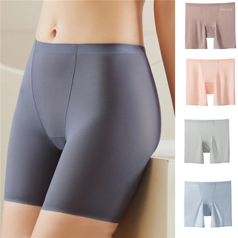 Women's Panties Traceless Ice Silk Ultra-thin Safety Pants Summer Ladies Hip Raise Four Corners Boxer Yoga Sports Underwear Shorts Under, Dark grey
Women's Panties Traceless Ice Silk Ultra-thin Safety Pants Summer Ladies Hip Raise Four Corners Boxer Yoga Sports Underwear Shorts Under, Dark grey