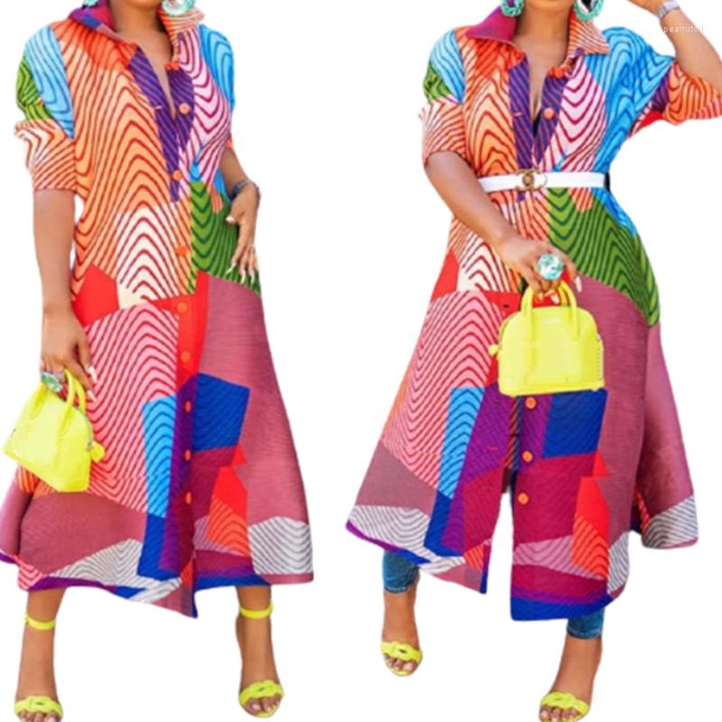 Casual Dresses Commuter For Women 2023 Summer Fashion Long Sleeved Lapel Shirt Pit Stripe Loose Printed Women' Dress
Casual Dresses Commuter For Women 2023 Summer Fashion Long Sleeved Lapel Shirt Pit Stripe Loose Printed Women' Dress
