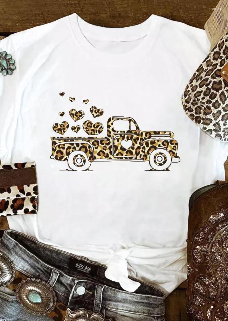 Women's T Shirts Valentine Leopard Heart Truck T-Shirt Sweet Valentines Day Shirt Girlfriend Gift Holiday Style Tee Women Fashion Vintage, Coffee brown
Women's T Shirts Valentine Leopard Heart Truck T-Shirt Sweet Valentines Day Shirt Girlfriend Gift Holiday Style Tee Women Fashion Vintage, Coffee brown