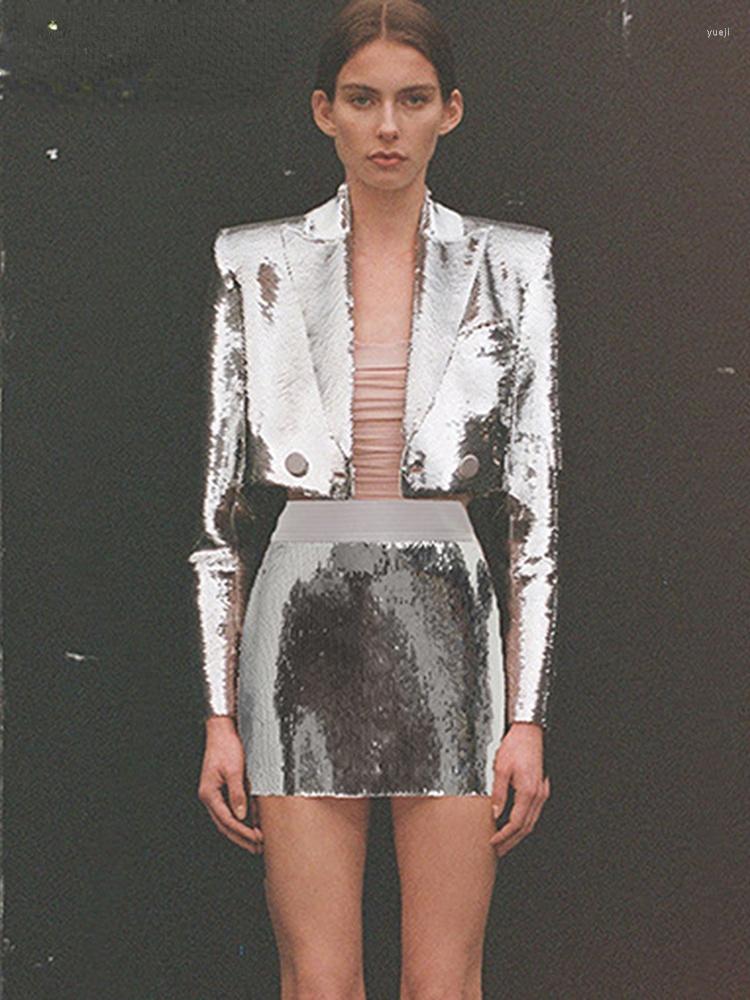 Two Piece Dress KriLatest 2023 Designer Fashion Set Women' Luxury Sequins Sexy Strass Diamonds Short Suit Mini, Silver
Two Piece Dress KriLatest 2023 Designer Fashion Set Women' Luxury Sequins Sexy Strass Diamonds Short Suit Mini, Silver