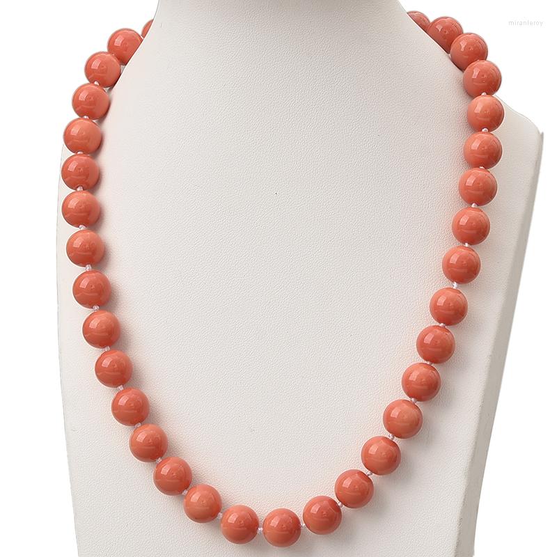 Chains Red Coral Chain Women Necklace Making Design DIY Synthetic 10mm Beads Pearl Birthday Gifts Jewelry 18inch
Chains Red Coral Chain Women Necklace Making Design DIY Synthetic 10mm Beads Pearl Birthday Gifts Jewelry 18inch