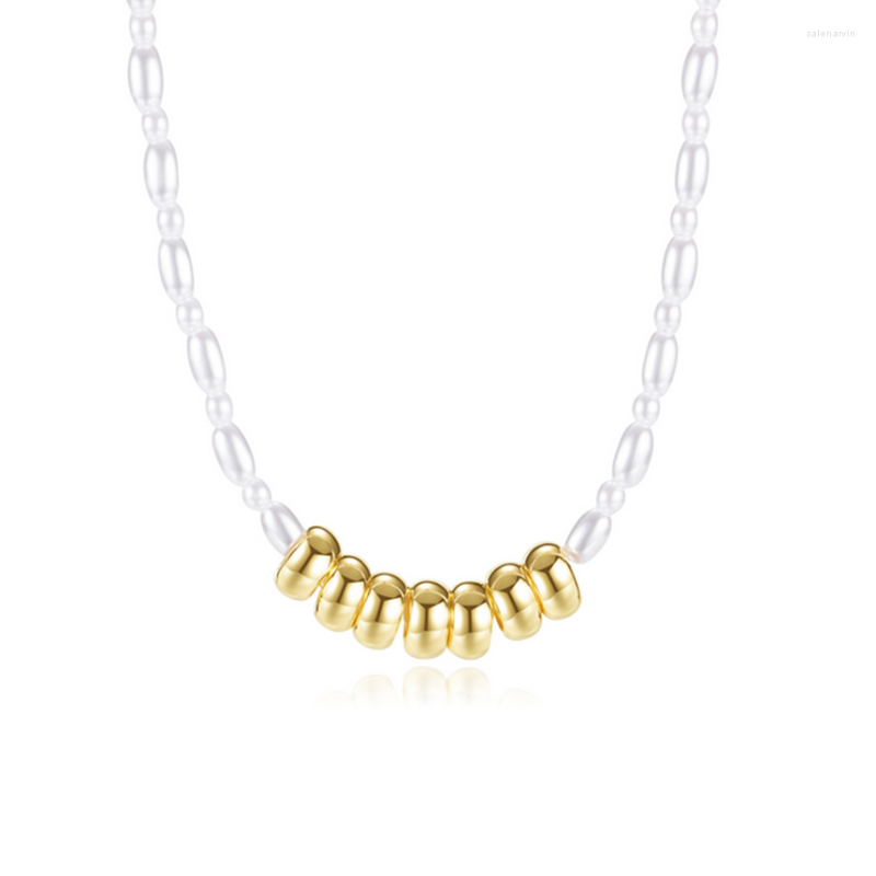 Chains 316L Stainless Steel Niche Design French Pearl Texture Ladies Necklace Fashion Exquisite Jewelry SAN1337
Chains 316L Stainless Steel Niche Design French Pearl Texture Ladies Necklace Fashion Exquisite Jewelry SAN1337