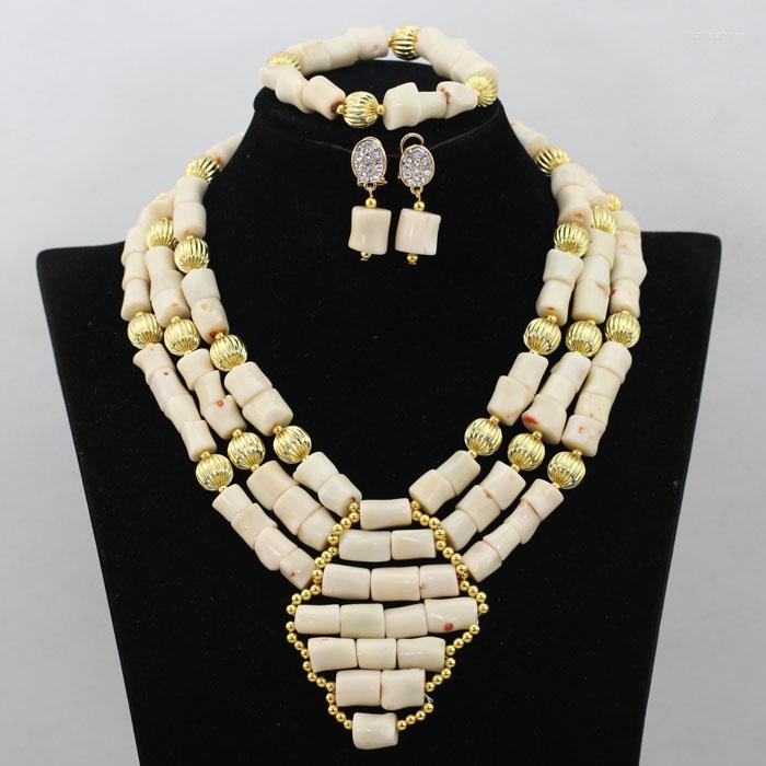 Necklace Earrings Set 2023 Nigerian Coral Beads Jewelry African Wedding Bridal Bride Gift CJ437, Picture shown
Necklace Earrings Set 2023 Nigerian Coral Beads Jewelry African Wedding Bridal Bride Gift CJ437, Picture shown