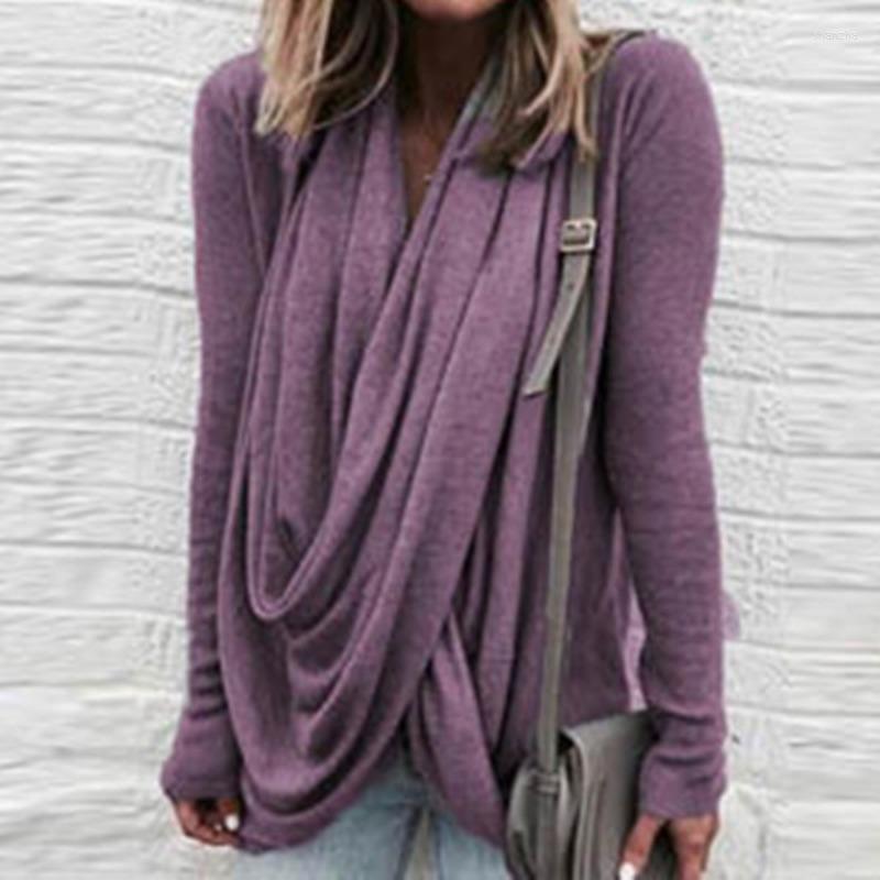 Women's T Shirts Scarf Collar Casual Tees Spring Autumn Solid Color Tops Fashion Loose Irregular Shirt Women Long Sleeve Pullover Camisas, Gray
Women's T Shirts Scarf Collar Casual Tees Spring Autumn Solid Color Tops Fashion Loose Irregular Shirt Women Long Sleeve Pullover Camisas, Gray