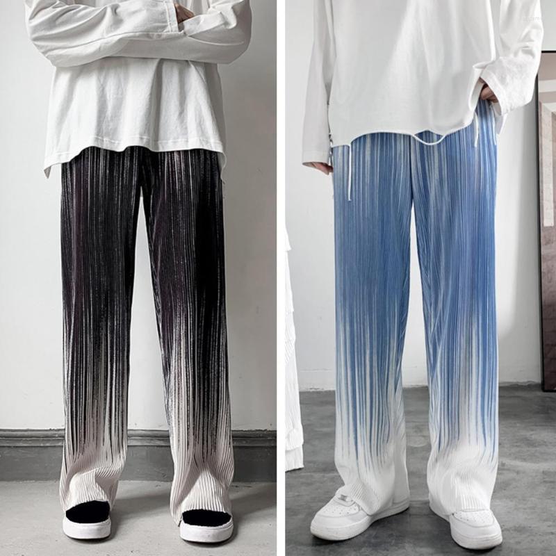 Men's Pants Men Contrast Colors Gradient Color Striped Loose Baggy Match Top Elastic Waist Wide Leg Summer Clothing, Blue
Men's Pants Men Contrast Colors Gradient Color Striped Loose Baggy Match Top Elastic Waist Wide Leg Summer Clothing, Blue