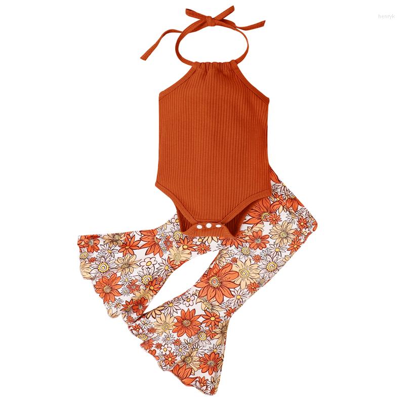 Clothing Sets Baby Girl Clothes Set Summer Toddler Sleeveless Ribbed Romper Sunflower Flare Pants Infant Fashion Outfit, Picture shown
Clothing Sets Baby Girl Clothes Set Summer Toddler Sleeveless Ribbed Romper Sunflower Flare Pants Infant Fashion Outfit, Picture shown
