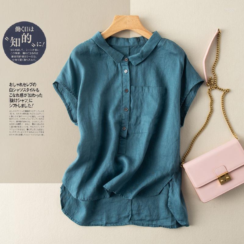 Women's Blouses Women Blouse Short-Sleeved T-shirt Top Retro Shirt Loose Blusas Ropa De MujerWomen's & Shirts, Blue
Women's Blouses Women Blouse Short-Sleeved T-shirt Top Retro Shirt Loose Blusas Ropa De MujerWomen's & Shirts, Blue