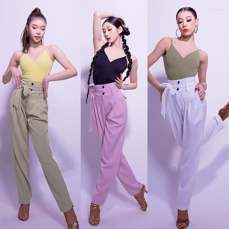 Stage Wear Adults Professional Modern Dancing Trousers High-Waist Latin Dance Pants Women Ballroom Practice DWY8950, Pink pants
Stage Wear Adults Professional Modern Dancing Trousers High-Waist Latin Dance Pants Women Ballroom Practice DWY8950, Pink pants