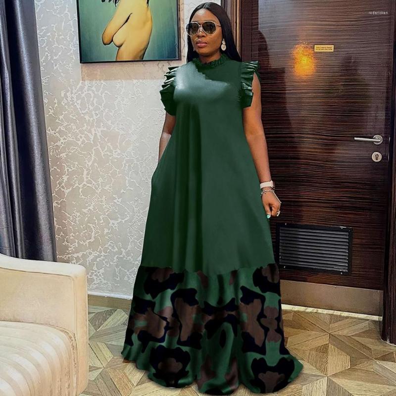 Ethnic Clothing African Dress For Women Camouflage Print Patchwork Robes Africa Summer Fashion Streetwear Maxi Vestidos
Ethnic Clothing African Dress For Women Camouflage Print Patchwork Robes Africa Summer Fashion Streetwear Maxi Vestidos