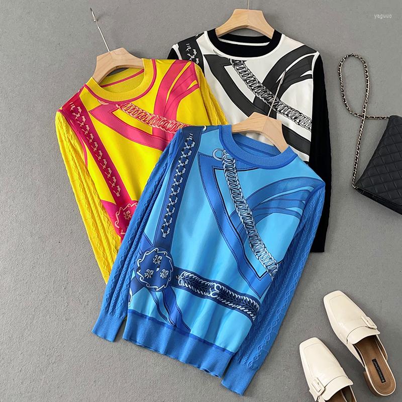 Women' Blouses Positioning Printing Pullover Round Neck Jacquard Long Sleeve Silk Twill Wool Patchwork Knitwear 3 Color, Beige
Women' Blouses Positioning Printing Pullover Round Neck Jacquard Long Sleeve Silk Twill Wool Patchwork Knitwear 3 Color, Beige