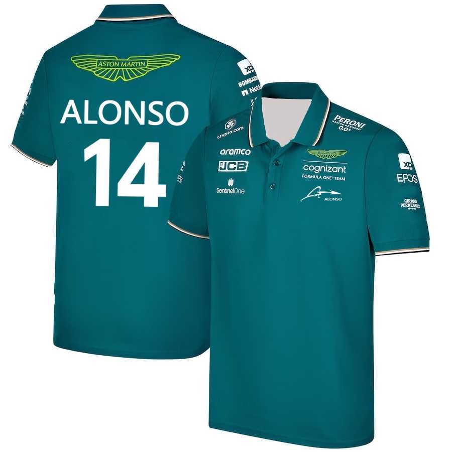 2023 Fashion F1 Men' Polo Formula One Team Aston Martin Aston Martin Racing Fan Moto Motorcycle Clothing, Beige
2023 Fashion F1 Men' Polo Formula One Team Aston Martin Aston Martin Racing Fan Moto Motorcycle Clothing, Beige