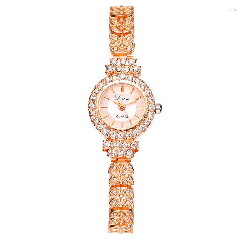 Wristwatches E15E Fashion Women Rhinestone Leaf Bracelet Stainless Steel Dress Crystal Wrist Watch, Picture shown
Wristwatches E15E Fashion Women Rhinestone Leaf Bracelet Stainless Steel Dress Crystal Wrist Watch, Picture shown