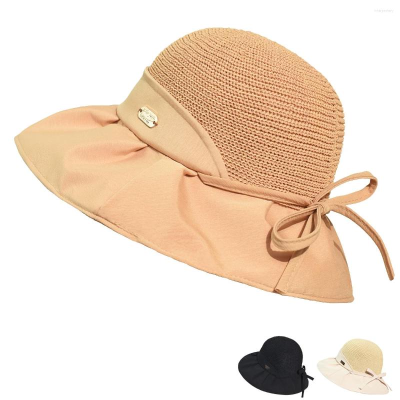 Wide Brim Hats Summer Women Bucket Hat UV Protection Sun Solid Color Soft Foldable Outdoor Beach Panama Cap Fisherman, Beige
Wide Brim Hats Summer Women Bucket Hat UV Protection Sun Solid Color Soft Foldable Outdoor Beach Panama Cap Fisherman, Beige