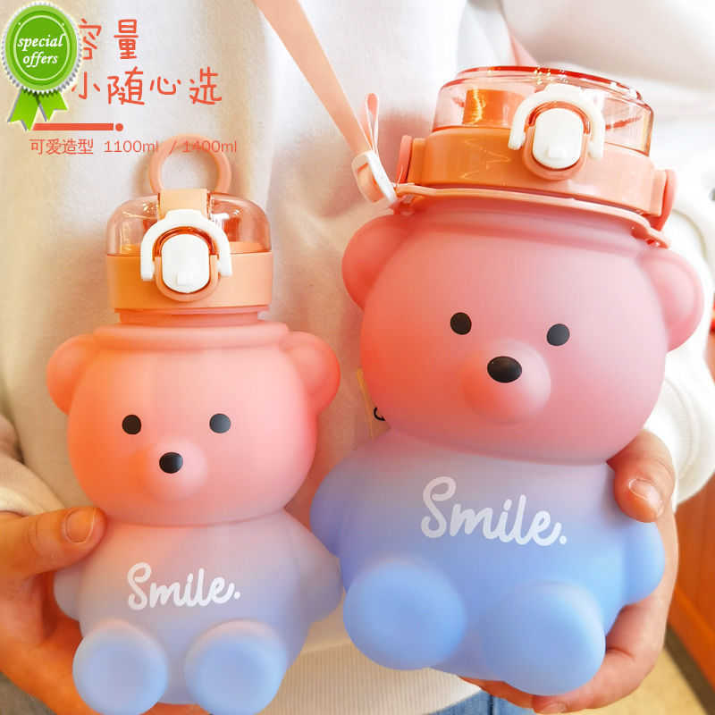 0.8L Bear Straw Water Bottle Summer Outdoor Large Capacity Plastic Straw Drinking Cup Cute Children Water Cup Kawaii Bear Kettle, 1pcs cup brush
0.8L Bear Straw Water Bottle Summer Outdoor Large Capacity Plastic Straw Drinking Cup Cute Children Water Cup Kawaii Bear Kettle, 1pcs cup brush