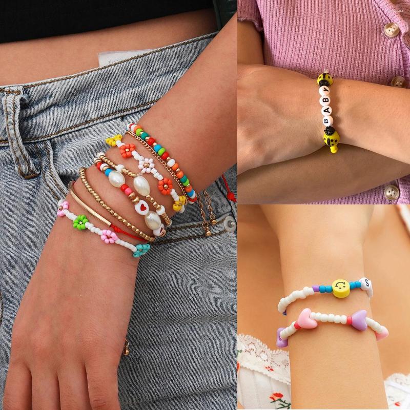 Strand Wholesale Jewelry Boho Colorful Bead Bracelet Set Luxury Color Miyuki Woven Women
Strand Wholesale Jewelry Boho Colorful Bead Bracelet Set Luxury Color Miyuki Woven Women