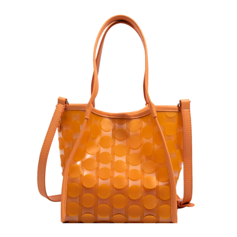Bucket Bag Large Capacity Women's Bag Jelly Vegetable Basket Handbag Shoulder Bags, 18*19*18cm
Bucket Bag Large Capacity Women's Bag Jelly Vegetable Basket Handbag Shoulder Bags, 18*19*18cm