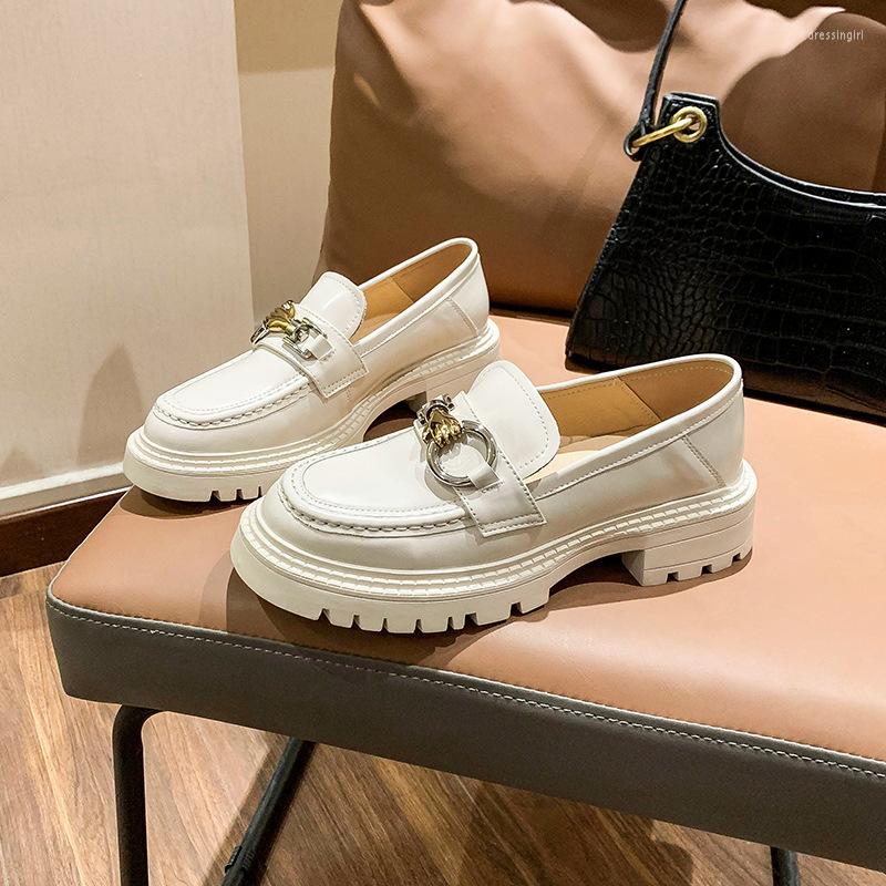 Dress Shoes 2023 Genuine Leather Ladies Lazy Female Penny Spring Student Platform Slip-On Loafers For Women Pumps, Beige
Dress Shoes 2023 Genuine Leather Ladies Lazy Female Penny Spring Student Platform Slip-On Loafers For Women Pumps, Beige