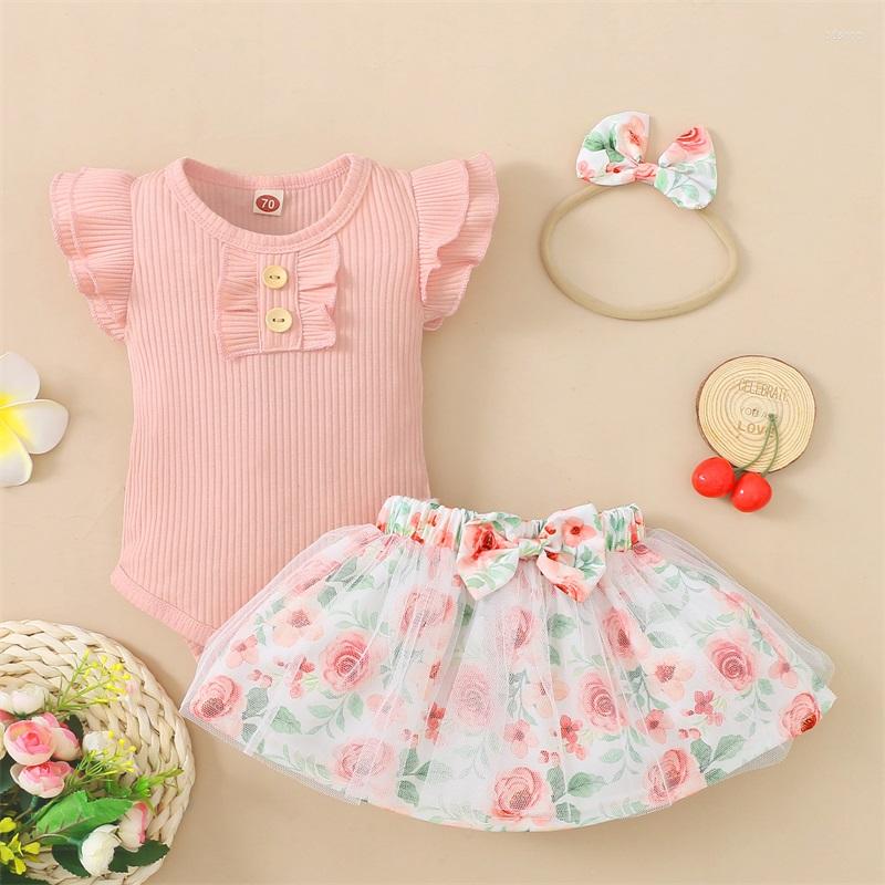 Clothing Sets Born Baby Girl Summer Outfits Romper Tutu Skirt Shorts Infant Clothes With Bow Headband 3pcs Baby's, Yellow
Clothing Sets Born Baby Girl Summer Outfits Romper Tutu Skirt Shorts Infant Clothes With Bow Headband 3pcs Baby's, Yellow