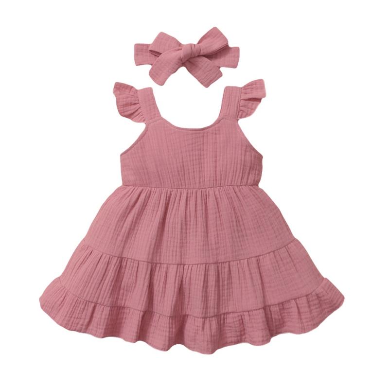 Girl Dresses Girl's WEIXINBUY Summer Infant Baby Clothes 6mM-4Y Cotton Girls Dress Kids Princess Hair Band Children's Clothing
Girl Dresses Girl's WEIXINBUY Summer Infant Baby Clothes 6mM-4Y Cotton Girls Dress Kids Princess Hair Band Children's Clothing