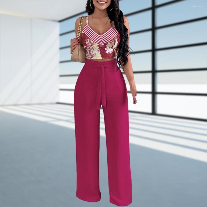 Women' Two Piece Pants Women Top Set Spaghetti Straps Casual Dressing Cami Crop Wide Leg Trousers Outfits Beachwear, Green
Women' Two Piece Pants Women Top Set Spaghetti Straps Casual Dressing Cami Crop Wide Leg Trousers Outfits Beachwear, Green