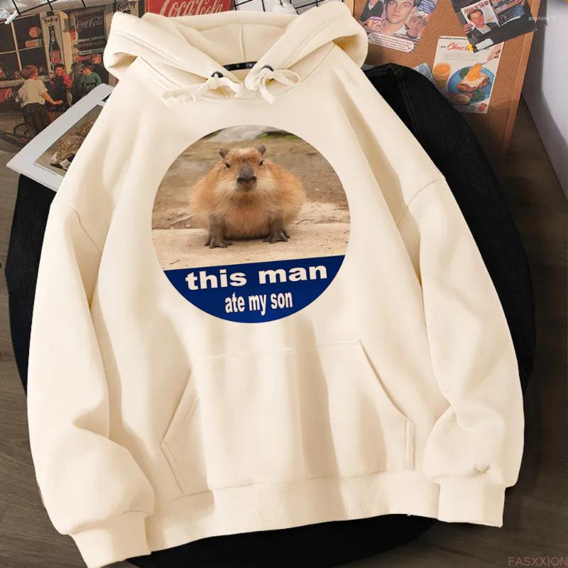Men's Hoodies Capibara Men Harajuku 90s Japanese Funny Clothing Man Streetwear Pulls, 00269
Men's Hoodies Capibara Men Harajuku 90s Japanese Funny Clothing Man Streetwear Pulls, 00269