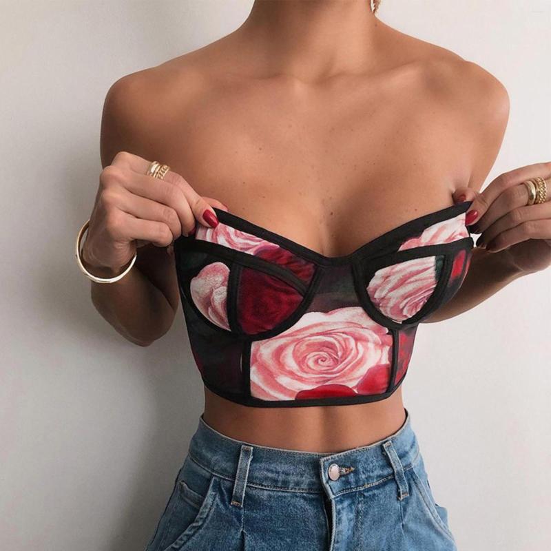 Camisoles & Tanks Women Sexy Crop Top Rose Flower Printed Fashion Tank Detachable Elegant Slim Sleeveless Vest, Black
Camisoles & Tanks Women Sexy Crop Top Rose Flower Printed Fashion Tank Detachable Elegant Slim Sleeveless Vest, Black