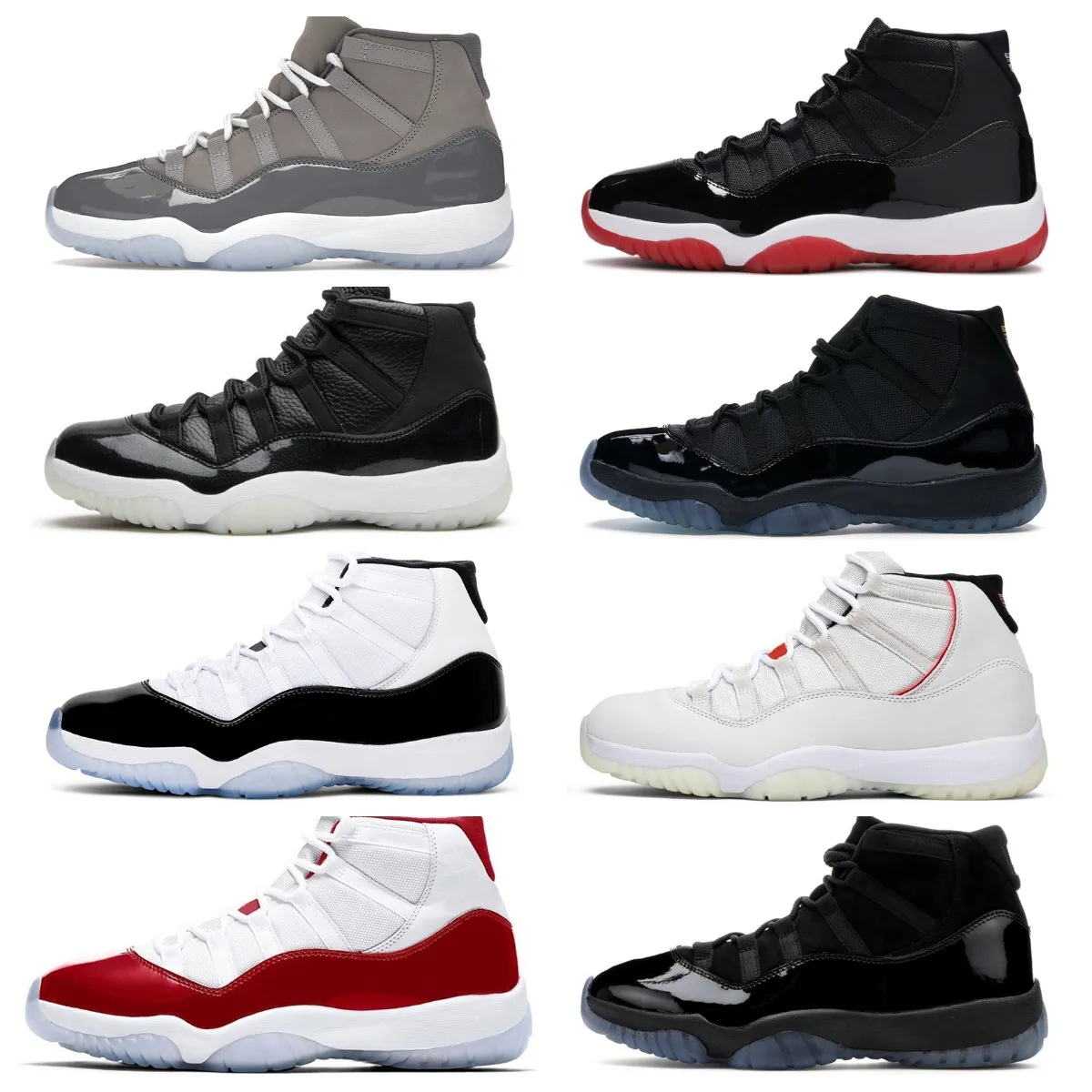 Cool Grey 11 11s Basketball Shoes Men Women High Jubilee 25th Anniversary Playoffs Bred Gamma Blue Space Jam Cap And Gown Midnight Navy Cher, Unc win like 82
Cool Grey 11 11s Basketball Shoes Men Women High Jubilee 25th Anniversary Playoffs Bred Gamma Blue Space Jam Cap And Gown Midnight Navy Cher, Unc win like 82