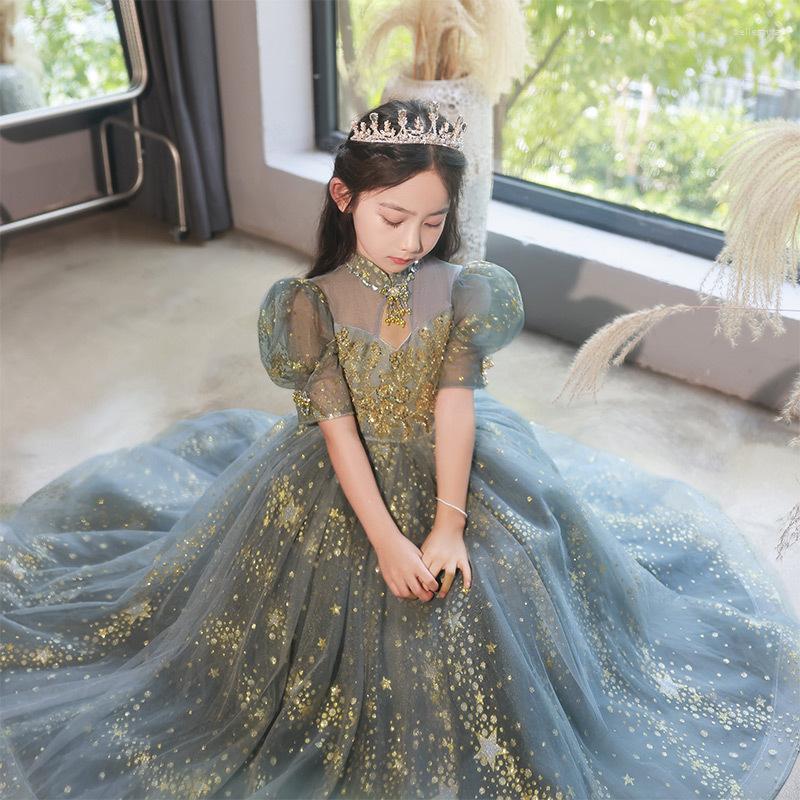 Ethnic Clothing Kids Sequins Beading Party Dress Girls Wedding Bridesmaid Gown Elegant Tulle Evening Dresses Children Clothes
Ethnic Clothing Kids Sequins Beading Party Dress Girls Wedding Bridesmaid Gown Elegant Tulle Evening Dresses Children Clothes