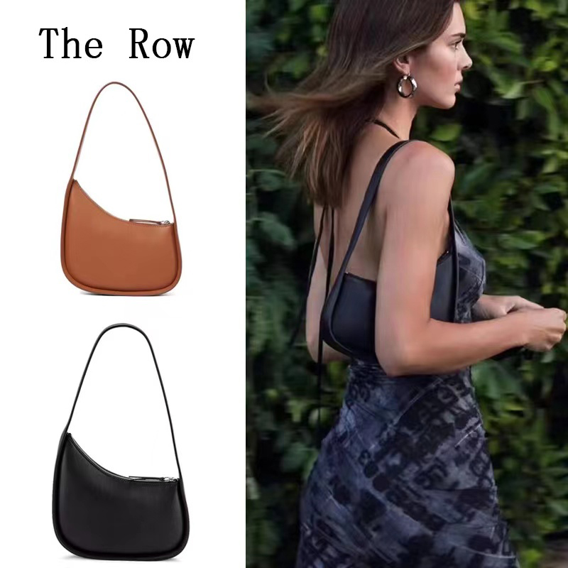 The Row Half Moon Bag In Smooth Leather Women Designer With Flat Shoulder Strap And Curved Zipper Purse Closure Clutch Tote Underarm Bags, Black
The Row Half Moon Bag In Smooth Leather Women Designer With Flat Shoulder Strap And Curved Zipper Purse Closure Clutch Tote Underarm Bags, Black
