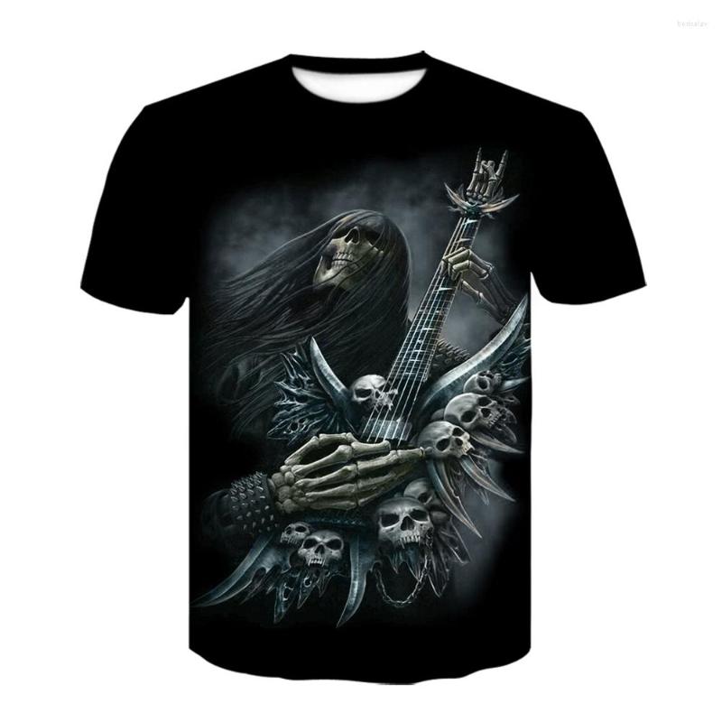 Men's T Shirts 2023 Summer Playing Guitar Skull 3d Print Black -Shirts Men/Women Tops Hip Hop Short Sleeve Rock Mens Clothing, D-1373
Men's T Shirts 2023 Summer Playing Guitar Skull 3d Print Black -Shirts Men/Women Tops Hip Hop Short Sleeve Rock Mens Clothing, D-1373