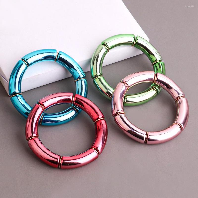 Strand European Trend Supermodel Style Elastic Bend Bracelet Cuff Beads String Color Glossy Bead
Strand European Trend Supermodel Style Elastic Bend Bracelet Cuff Beads String Color Glossy Bead