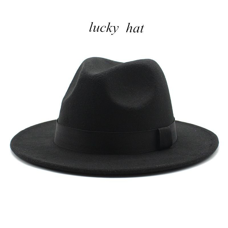 Autumn and winter new Panamanian top hat, European and American British style versatile flat brimmed jazz hat, tweed top hat men's and women's hat, No box
Autumn and winter new Panamanian top hat, European and American British style versatile flat brimmed jazz hat, tweed top hat men's and women's hat, No box