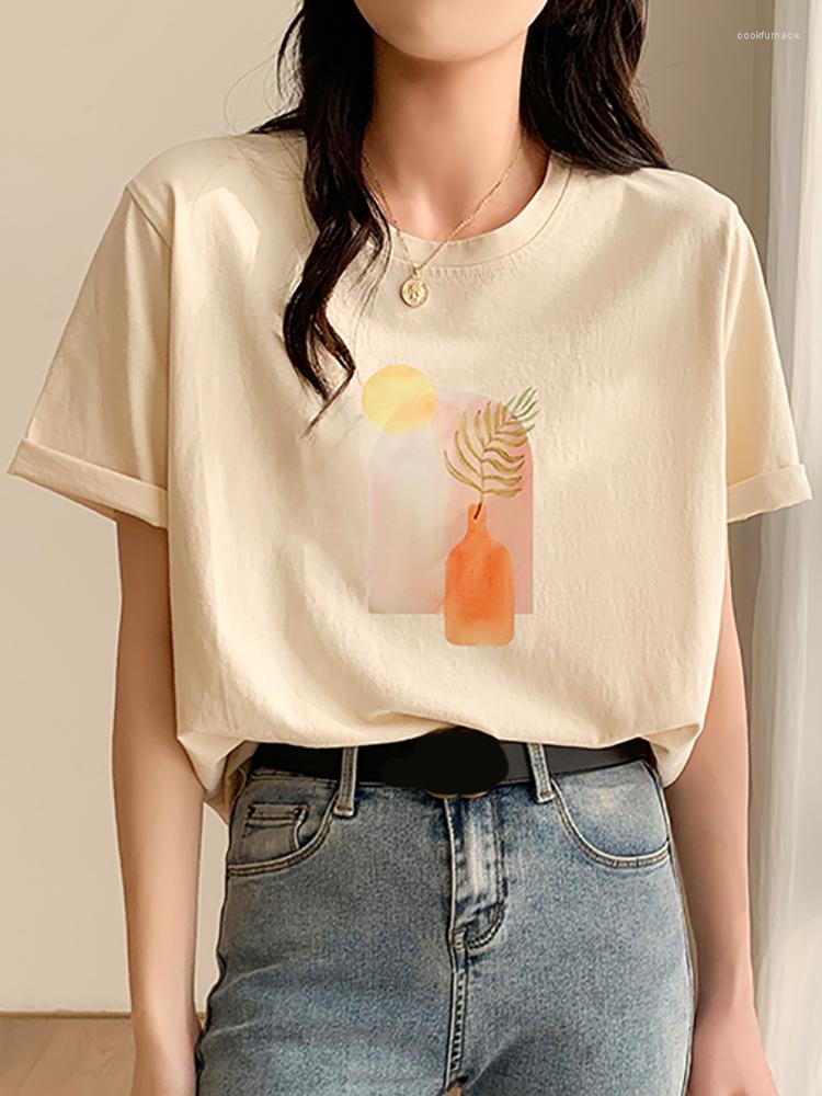 Women' T Shirts Print Shirt Short Sleeve Tshirts For Women Cotton Tee Femme Summer Tops Korean Style Casual Woman Clothes Camiseta Mujer, White
Women' T Shirts Print Shirt Short Sleeve Tshirts For Women Cotton Tee Femme Summer Tops Korean Style Casual Woman Clothes Camiseta Mujer, White