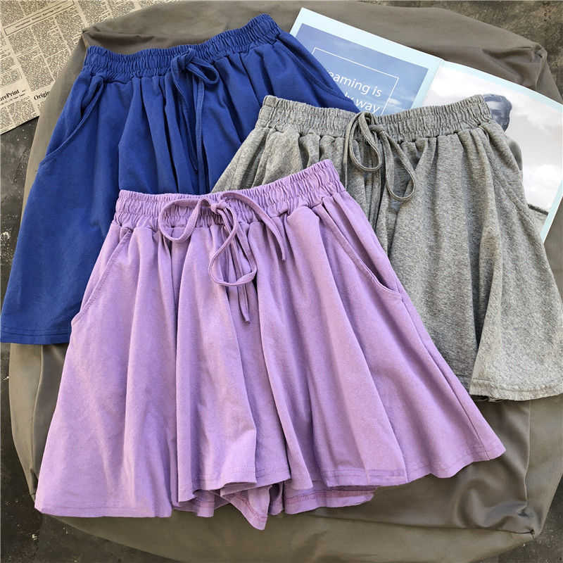 Women' Shorts LIBERJOG Women Casual Loose Wide Leg Shorts Summer Elastic Waist Vintage Short Culotte Female Harajuku Shorts AA230508, Purple
Women' Shorts LIBERJOG Women Casual Loose Wide Leg Shorts Summer Elastic Waist Vintage Short Culotte Female Harajuku Shorts AA230508, Purple