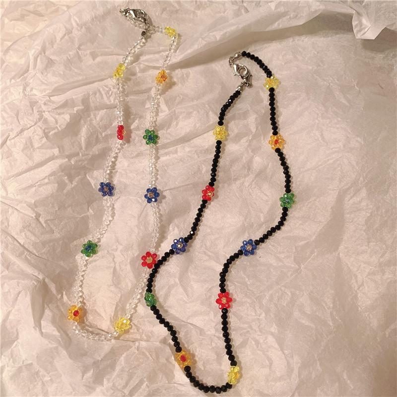 Choker Chokers Korean Crystal Flower Necklace For Women Girls Cute Acrylic Floral Bead Collar Chain Boho Jewelry Bijoux
Choker Chokers Korean Crystal Flower Necklace For Women Girls Cute Acrylic Floral Bead Collar Chain Boho Jewelry Bijoux