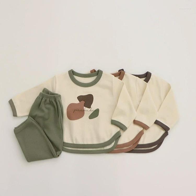 Clothing Sets Children's Three-Color Graffiti Cotton Contrast Color Wrapping Suit Autumn Baby Boys And Girls Two-Piece Set, Y3
Clothing Sets Children's Three-Color Graffiti Cotton Contrast Color Wrapping Suit Autumn Baby Boys And Girls Two-Piece Set, Y3
