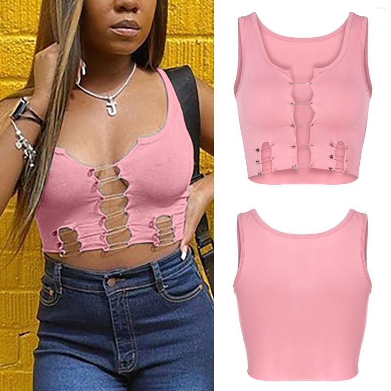 Camisoles & Tanks Short Backless Personality Pin Sleeveless Racerback Vest Sexy Fat Sister Large Bra, Pink
Camisoles & Tanks Short Backless Personality Pin Sleeveless Racerback Vest Sexy Fat Sister Large Bra, Pink