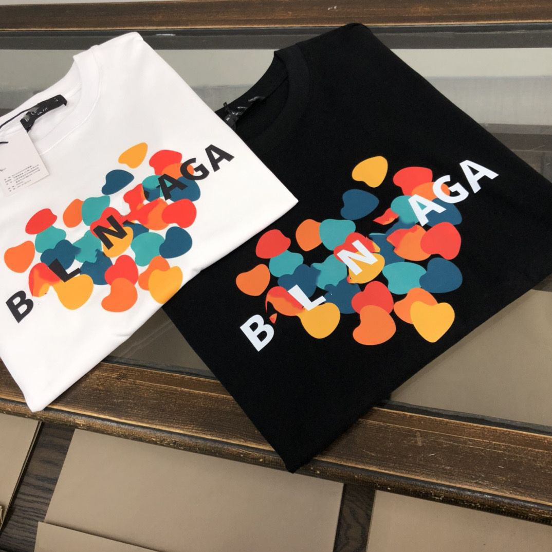Summer Tees Designed Men Women Black White Color Love Cotton T-shirt Loose Trendy Short Sleeve Loose Half Sleeve
Summer Tees Designed Men Women Black White Color Love Cotton T-shirt Loose Trendy Short Sleeve Loose Half Sleeve