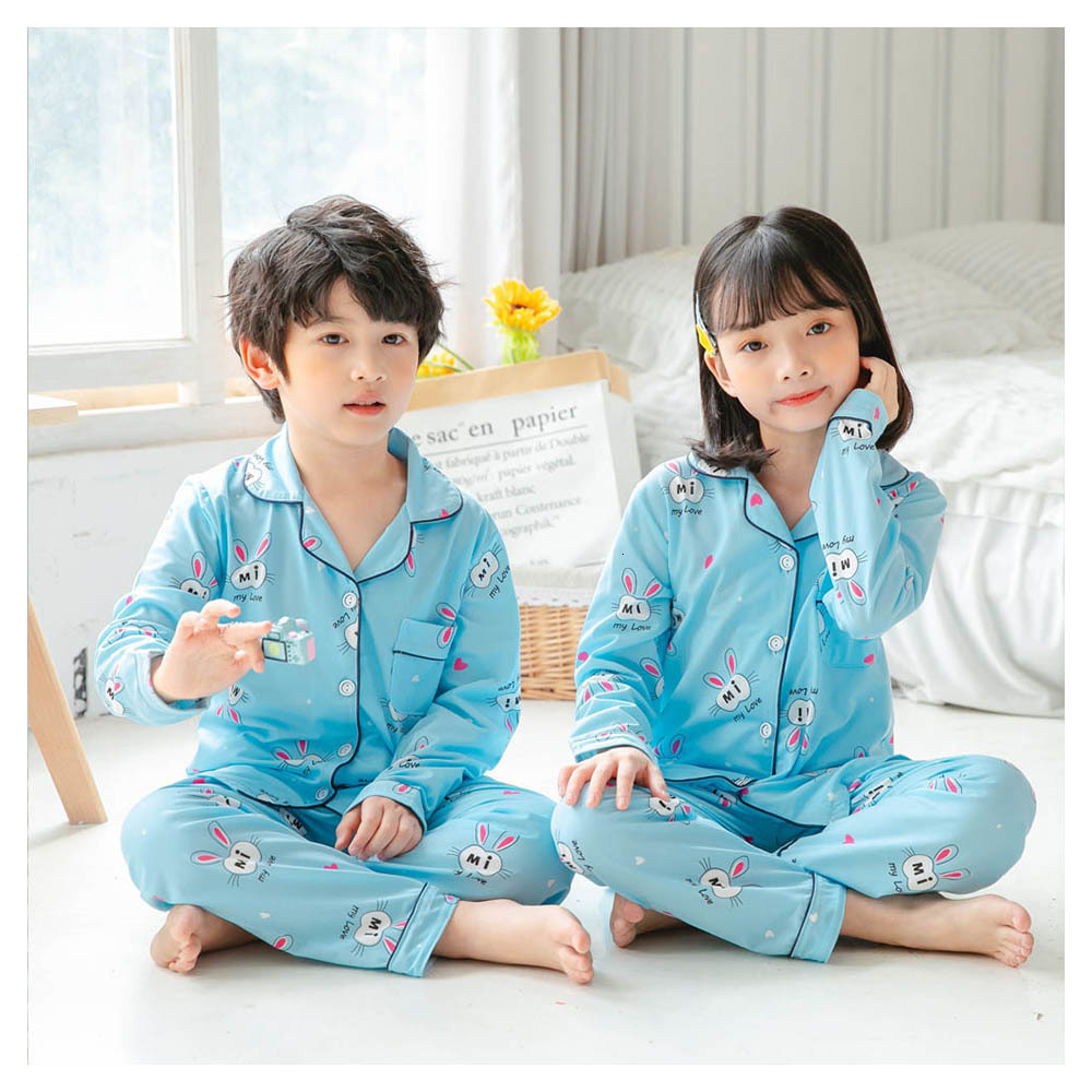 Pajamas Boys Anime Pajamas Kids Sleepwear Pyjamas Toddler Girls Clothing Sets Boy Sets Suit for Girls Boys Pajamas Sleepwear Nightwear 230509