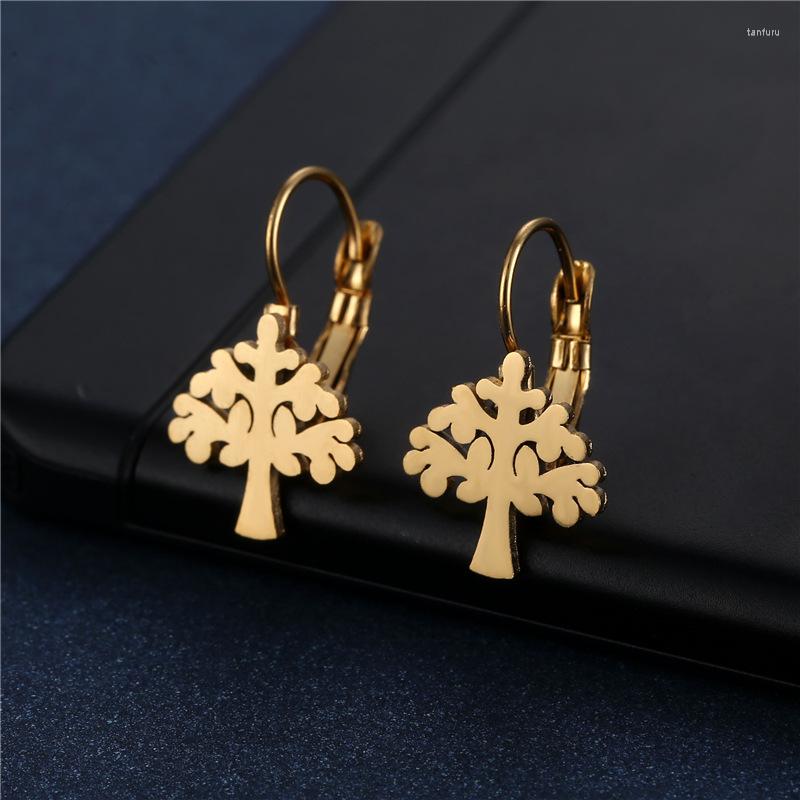 Dangle Earrings Tree Of Life Hoops Gold Plated Family Stainless Steel Friend Birthday Gift Jewelry
Dangle Earrings Tree Of Life Hoops Gold Plated Family Stainless Steel Friend Birthday Gift Jewelry