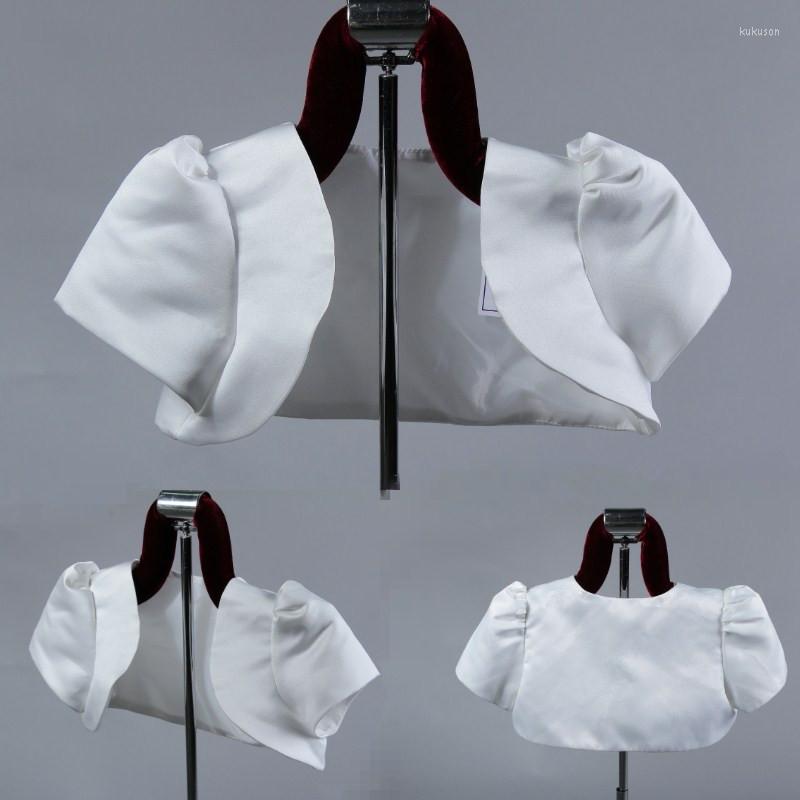 Jackets Flower Girls Bolero Short Sleeve Children Jacket Satin Red Girl For 4-12 Years Kids Formal Outerwear, Champagne 
Jackets Flower Girls Bolero Short Sleeve Children Jacket Satin Red Girl For 4-12 Years Kids Formal Outerwear, Champagne