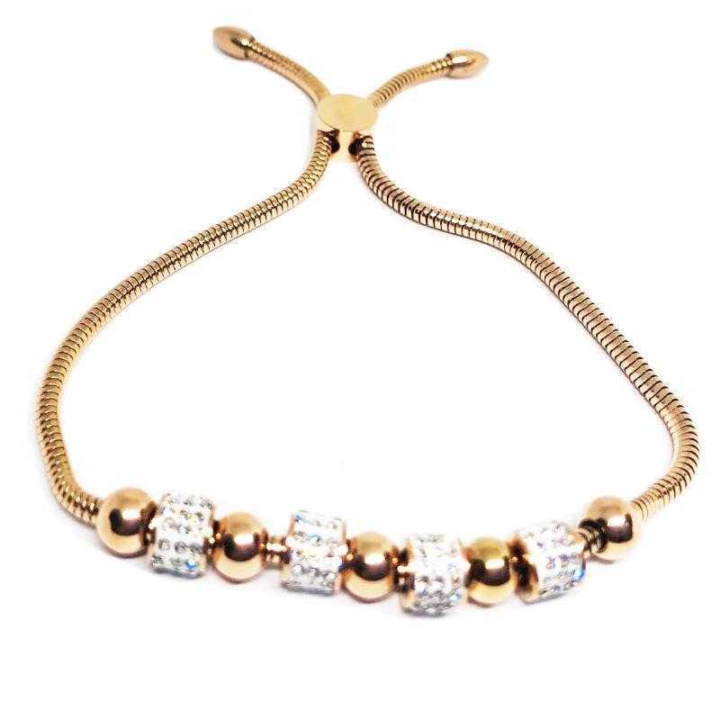 Tongins Full Diamond Round Bracelet Beads Adjustable Titanium Steel Trendy Men And Women Personality All Match Wholesale
Tongins Full Diamond Round Bracelet Beads Adjustable Titanium Steel Trendy Men And Women Personality All Match Wholesale