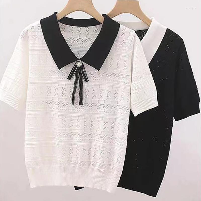Women's T Shirts Bow Shirt Women Knitted Hollow Out Thin Tshirt 2023 Summer Tops Casual Tee Femme White Womens Clothes Camisetas, Black
Women's T Shirts Bow Shirt Women Knitted Hollow Out Thin Tshirt 2023 Summer Tops Casual Tee Femme White Womens Clothes Camisetas, Black