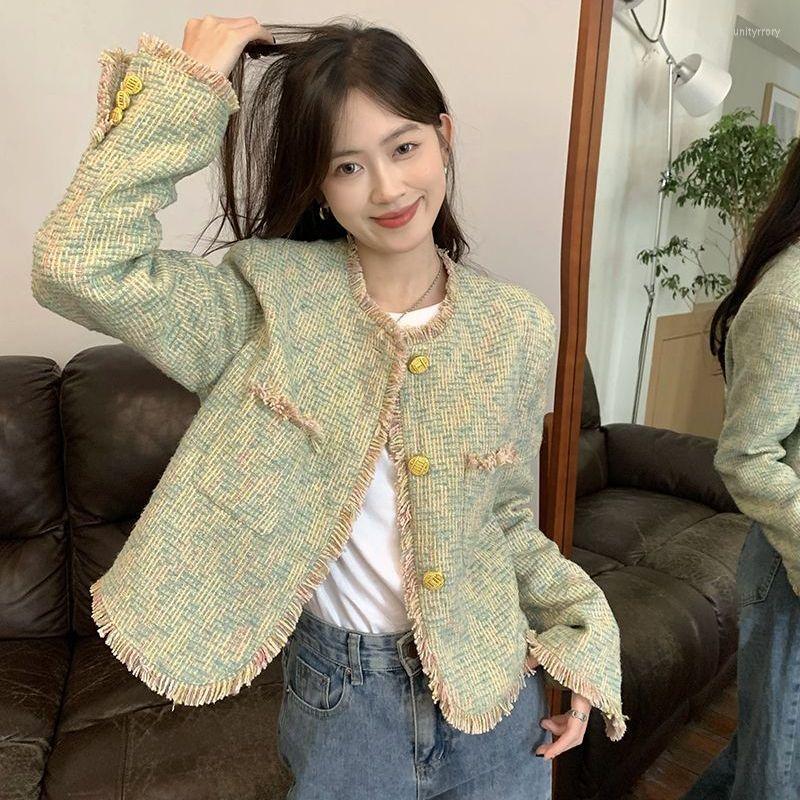 Women' Jackets Women' Casual Loose Small Fragrant Tweed Long Sleeve Coat, Picture color
Women' Jackets Women' Casual Loose Small Fragrant Tweed Long Sleeve Coat, Picture color