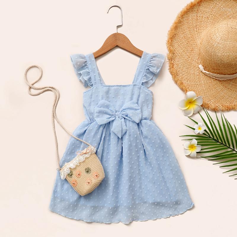 Girl Dresses Kids Girls Casual Dress Cute Party Princess Solid Color Sleeve Dot Texture Bowknot Tutu Summer Toddler Infant 1-6Y, Blue
Girl Dresses Kids Girls Casual Dress Cute Party Princess Solid Color Sleeve Dot Texture Bowknot Tutu Summer Toddler Infant 1-6Y, Blue