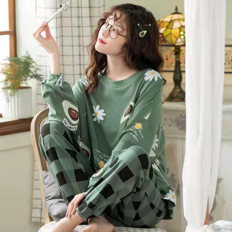 Women's Sleepwear Women Pajamas Sets Cotton Pyjamas Cartoon Female Pijamas Long Sleeve Top Pants Suit Homewear Loungewear Nightwear
Women's Sleepwear Women Pajamas Sets Cotton Pyjamas Cartoon Female Pijamas Long Sleeve Top Pants Suit Homewear Loungewear Nightwear